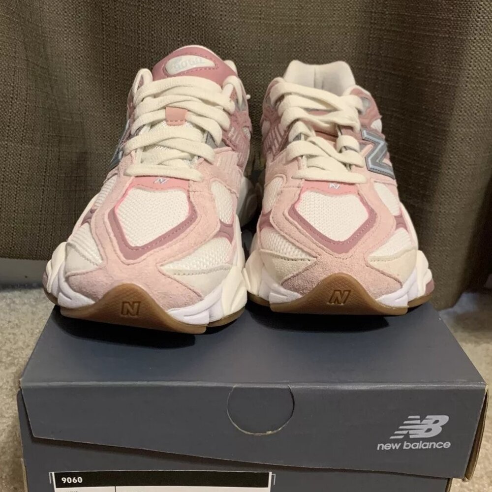 New Balance Pink and White Athletic Shoes - Picture 2 of 9